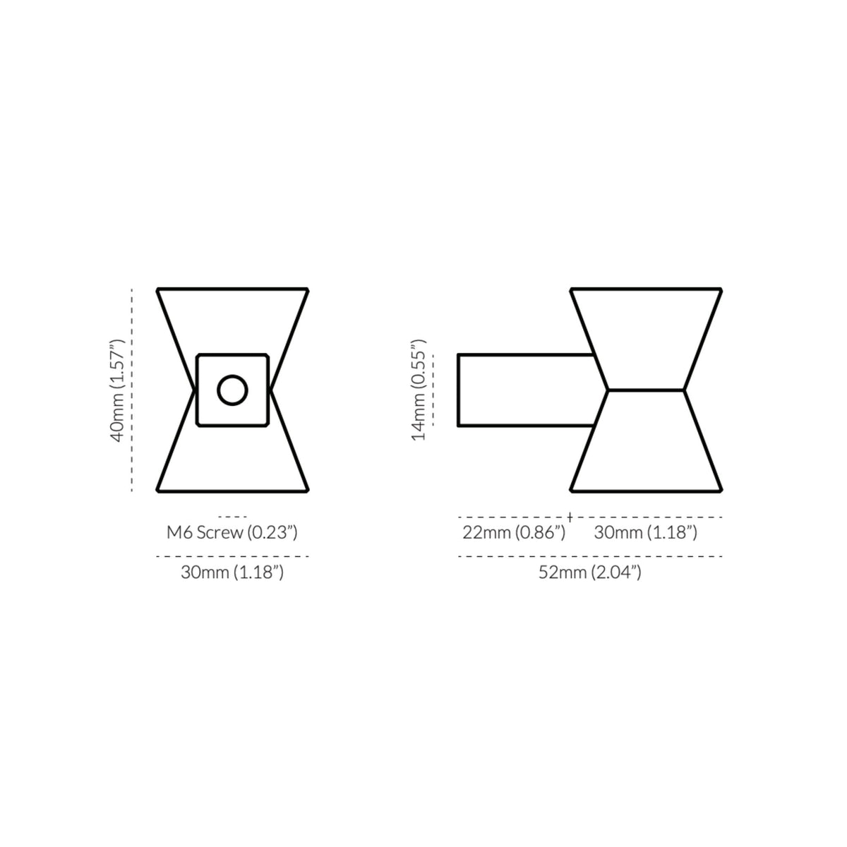Forma Knob Polished Nickel — view 6
