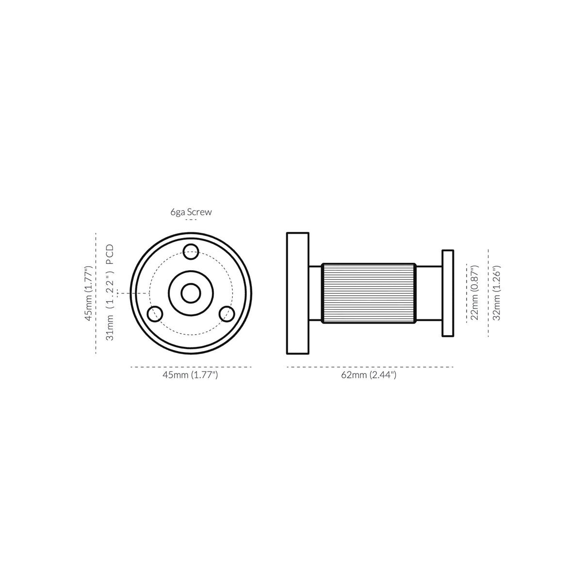 Linear Towel Hook Brass — view 4