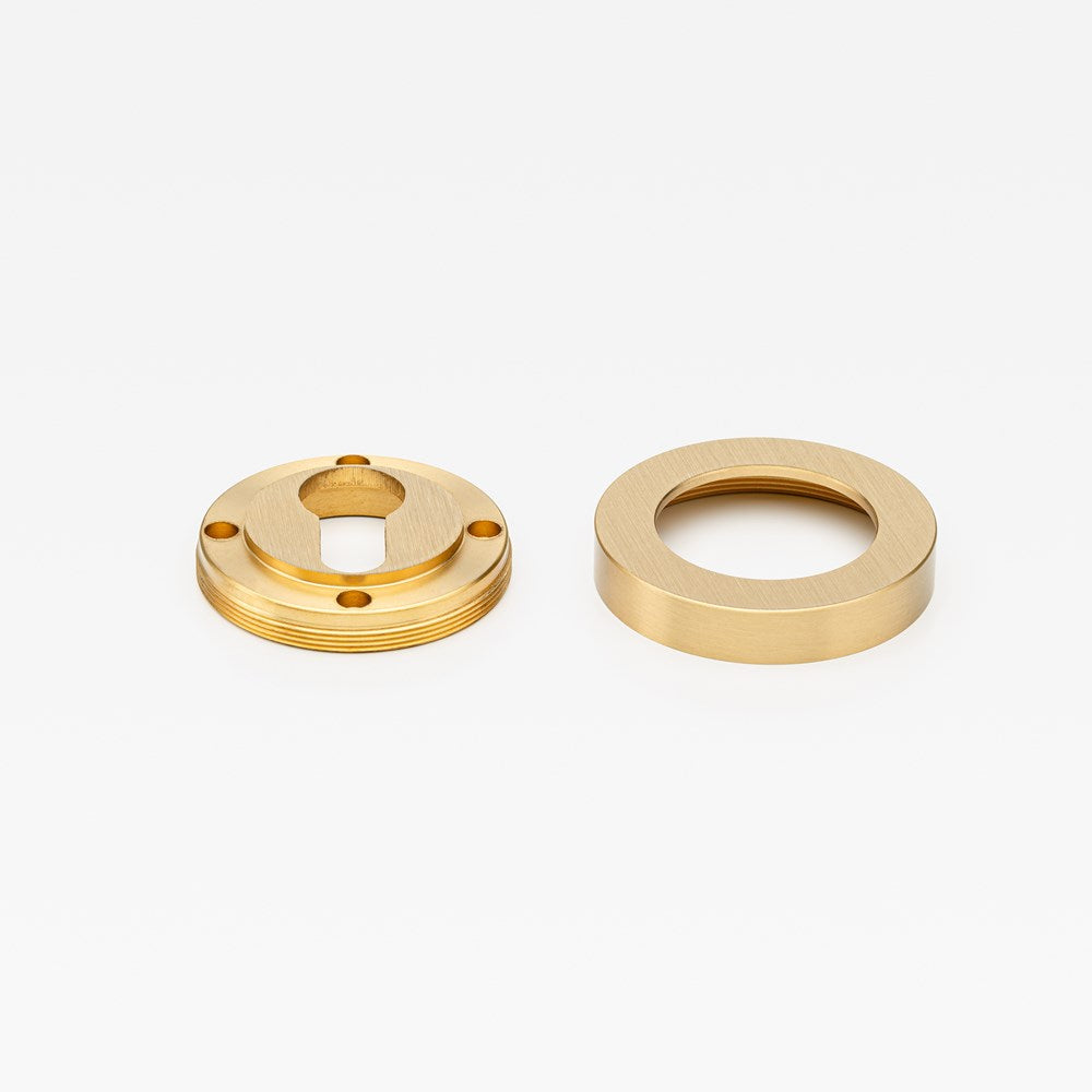 Escutcheon Euro Brass — view 3