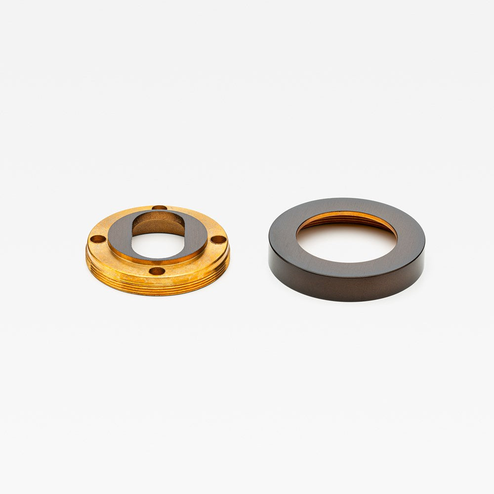 Escutcheon Oval Bronze — view 3
