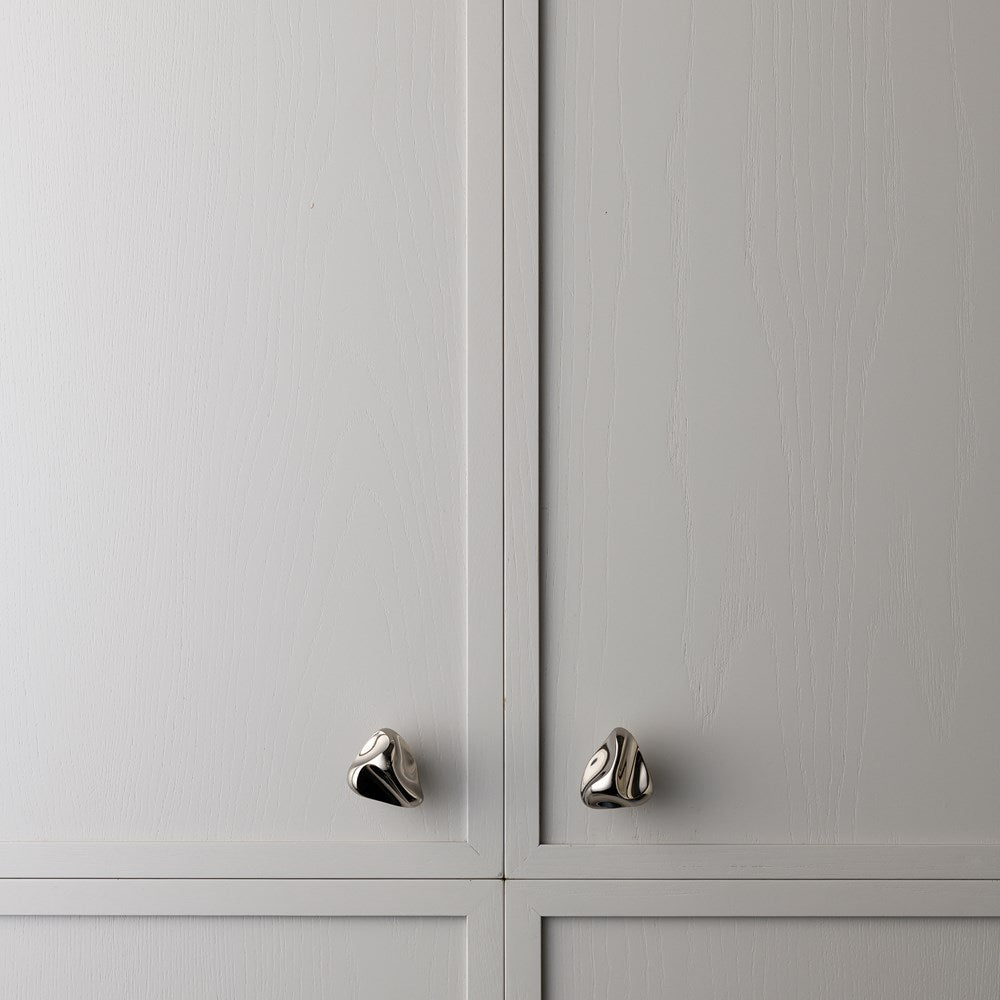 Rubble Knob Polished Nickel — view 7