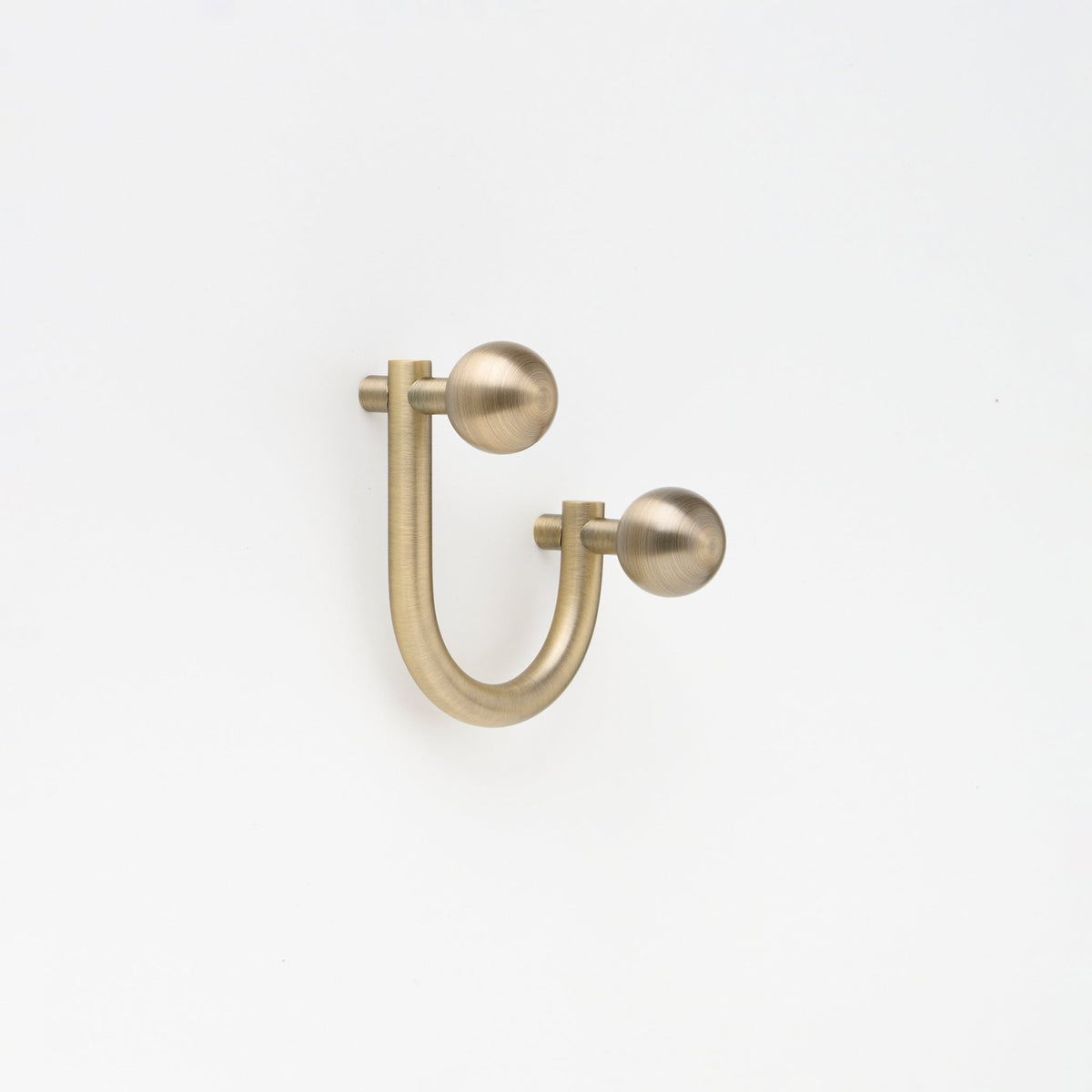 Sphere Hook Aged Brass — view 3