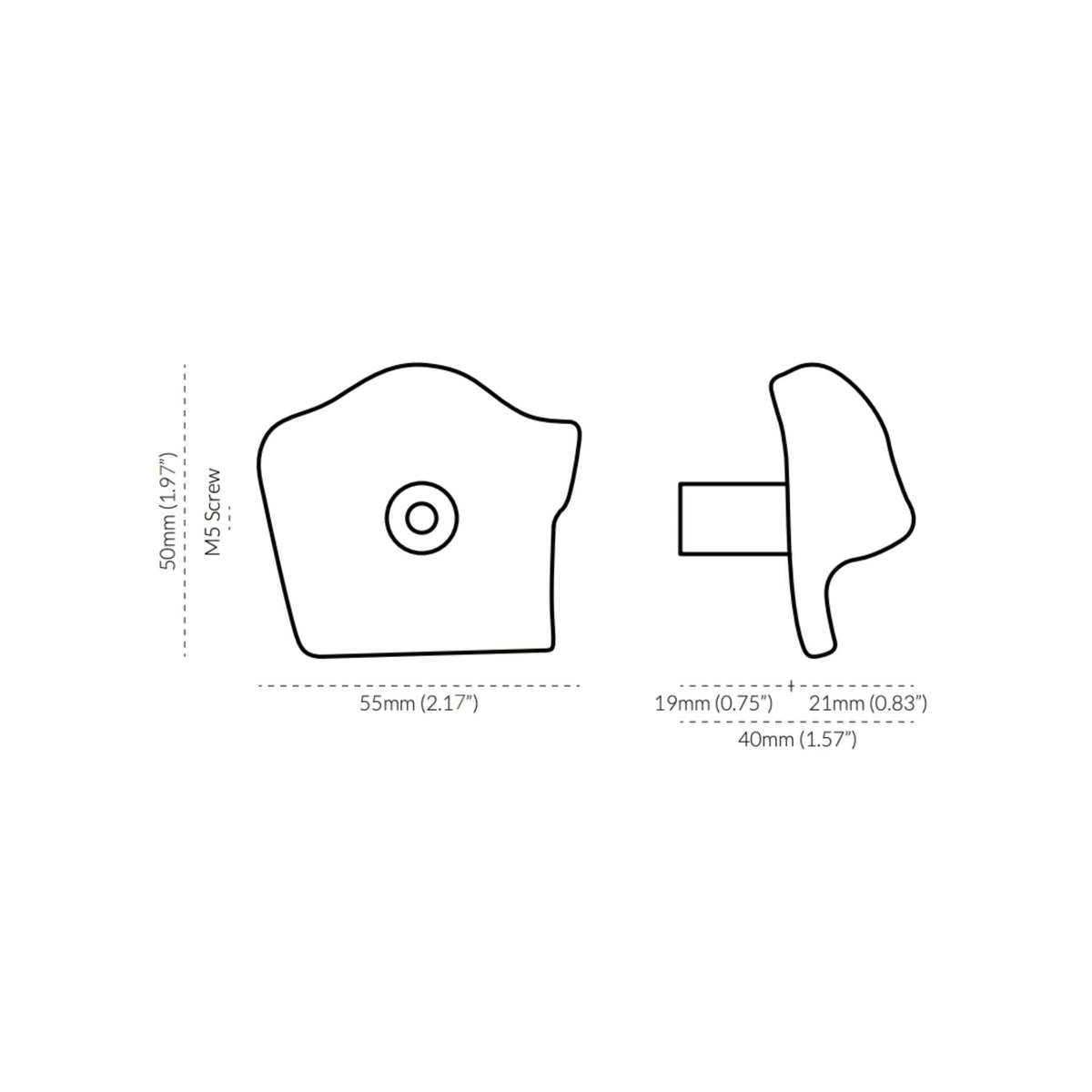 Lucia Knob I Oil Rubbed Bronze — view 6