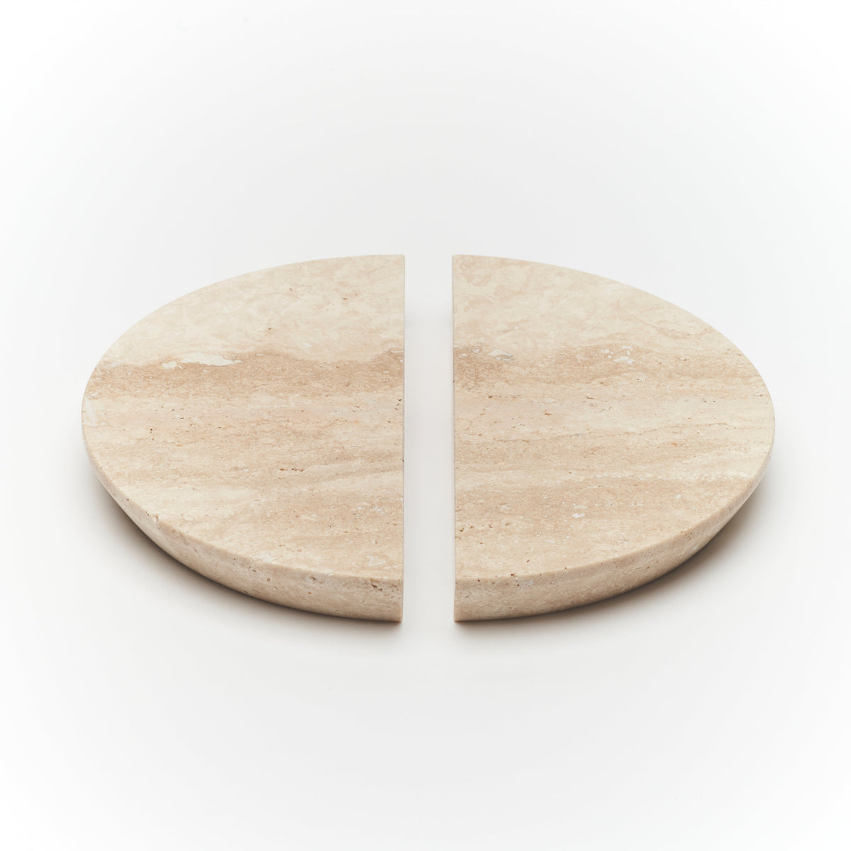 Arc Travertine Handle — view 2