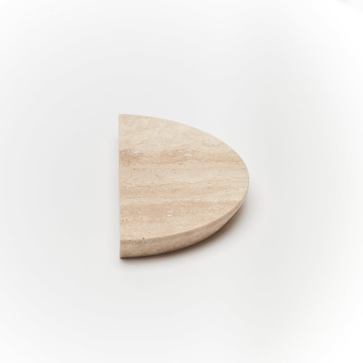Arc Travertine Handle — view 3