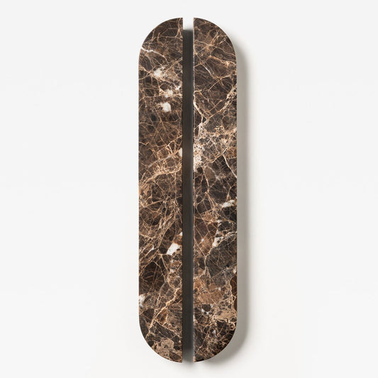 Dot Marble Handle Dark Emperador Large — view 1