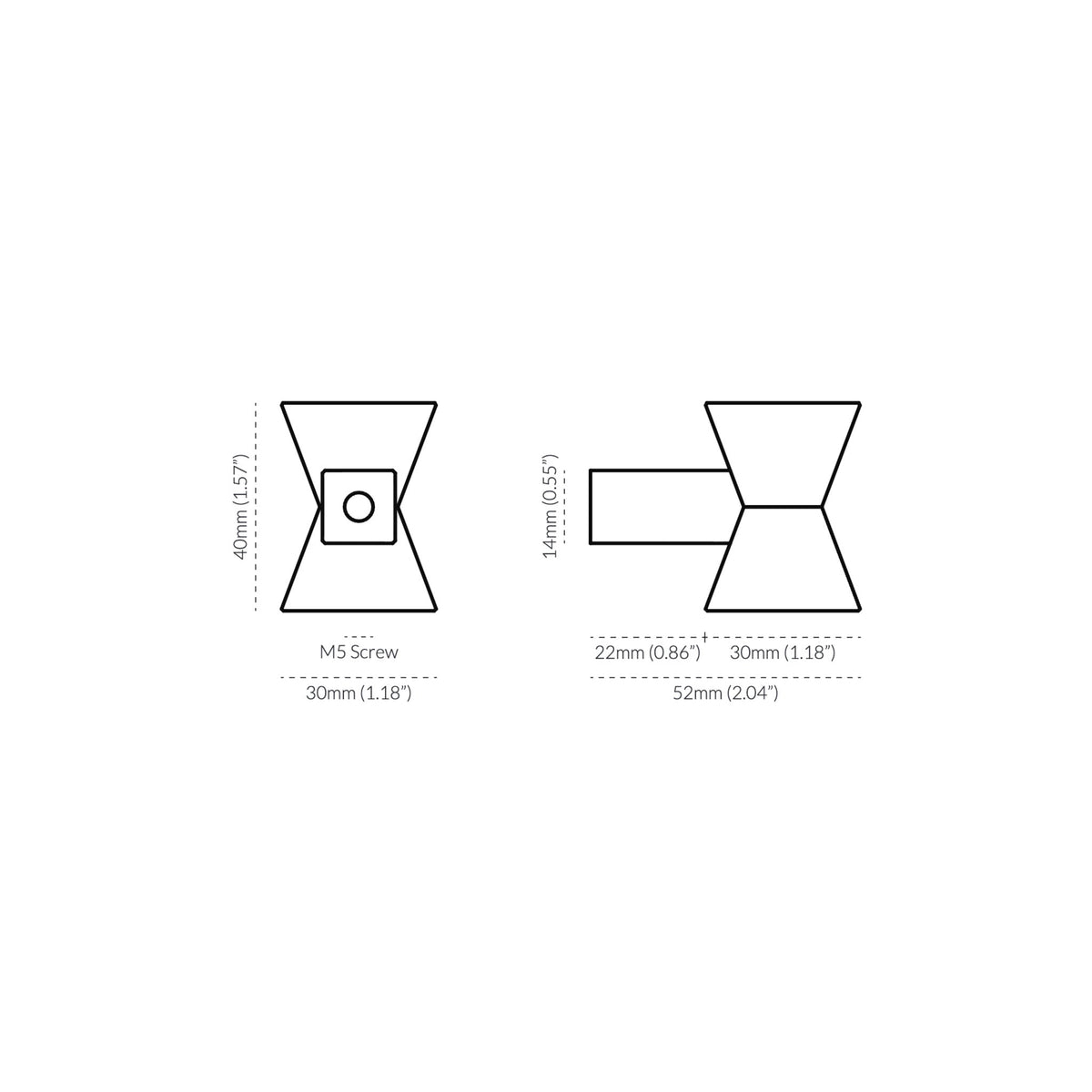 Forma Marble Knob Rosso — view 5