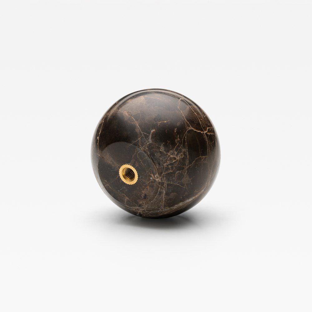 Hubble Knob Dark Emperador Marble — view 3