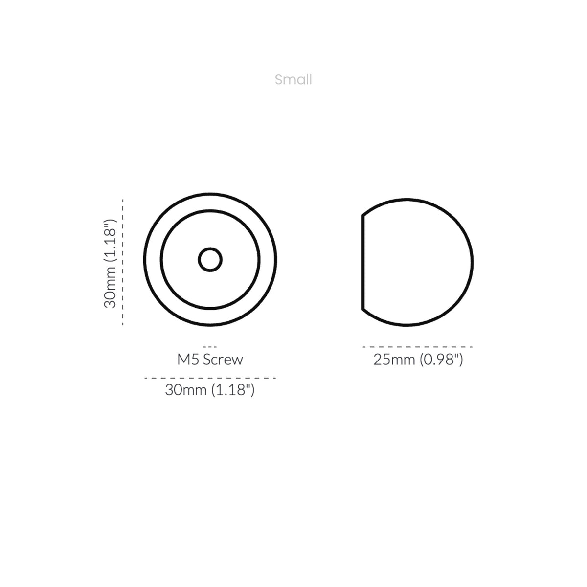 Sphere Knob Brass — view 11