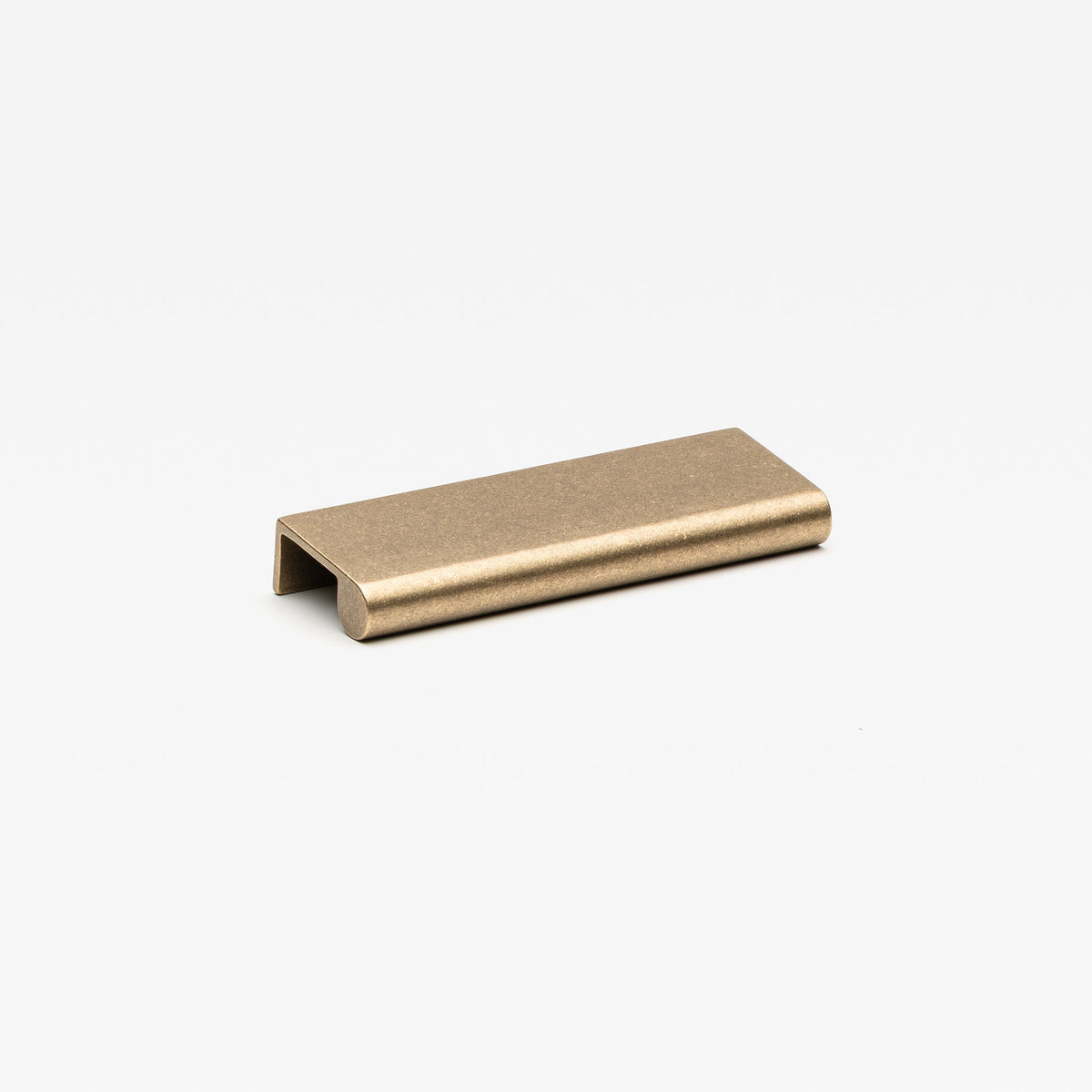 Lincoln Pull Tumbled Brass — view 3