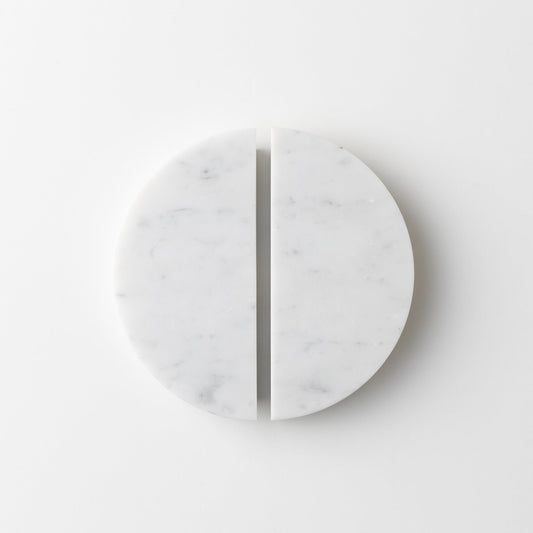 Arc Marble Handle Carrara — view 1