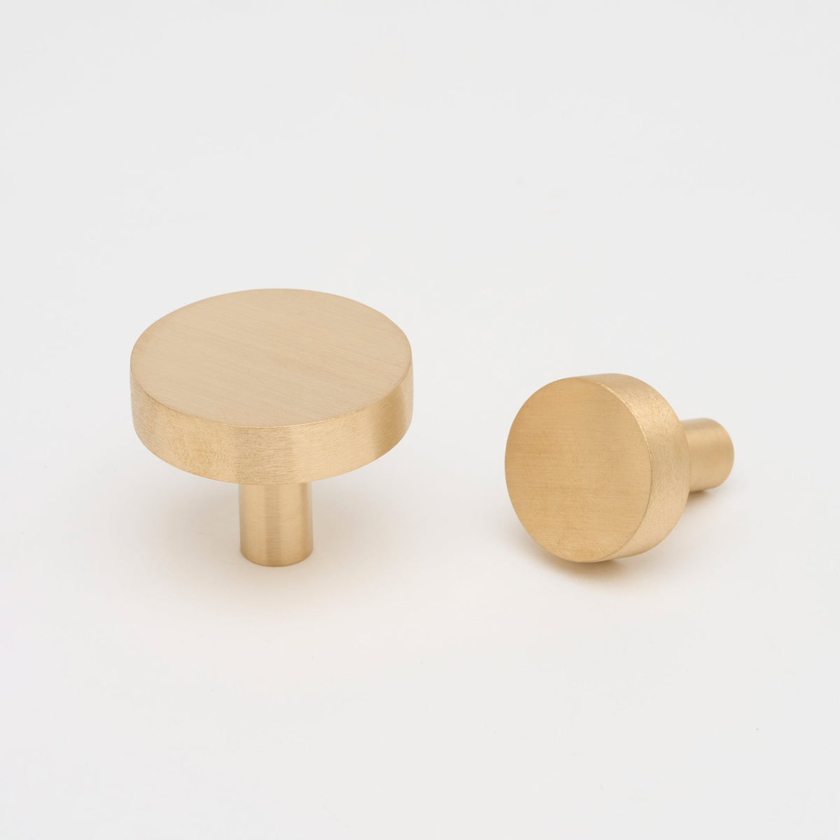 Ascot Knob Live Brass — view 3