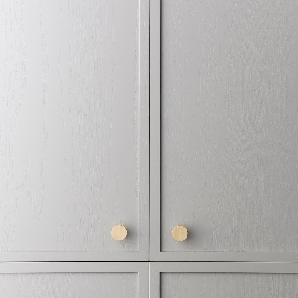 Ascot Knob Live Brass — view 5