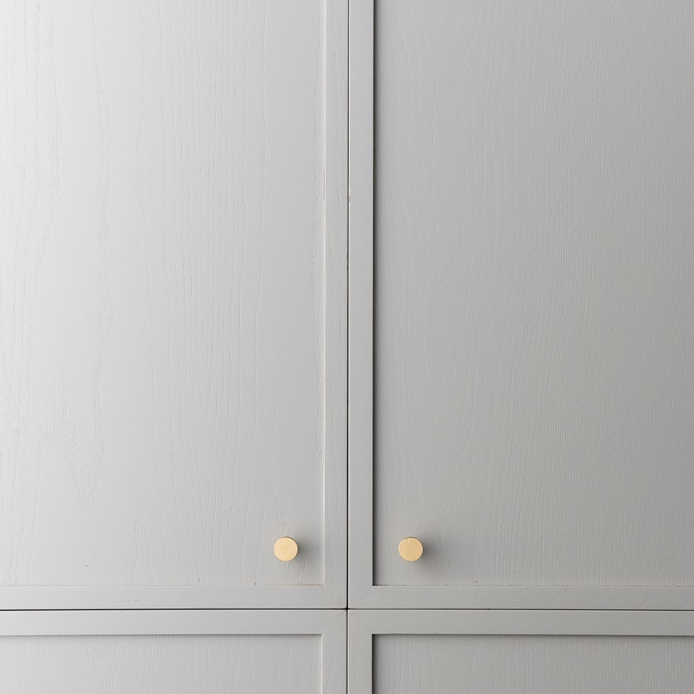Ascot Knob Live Brass — view 4