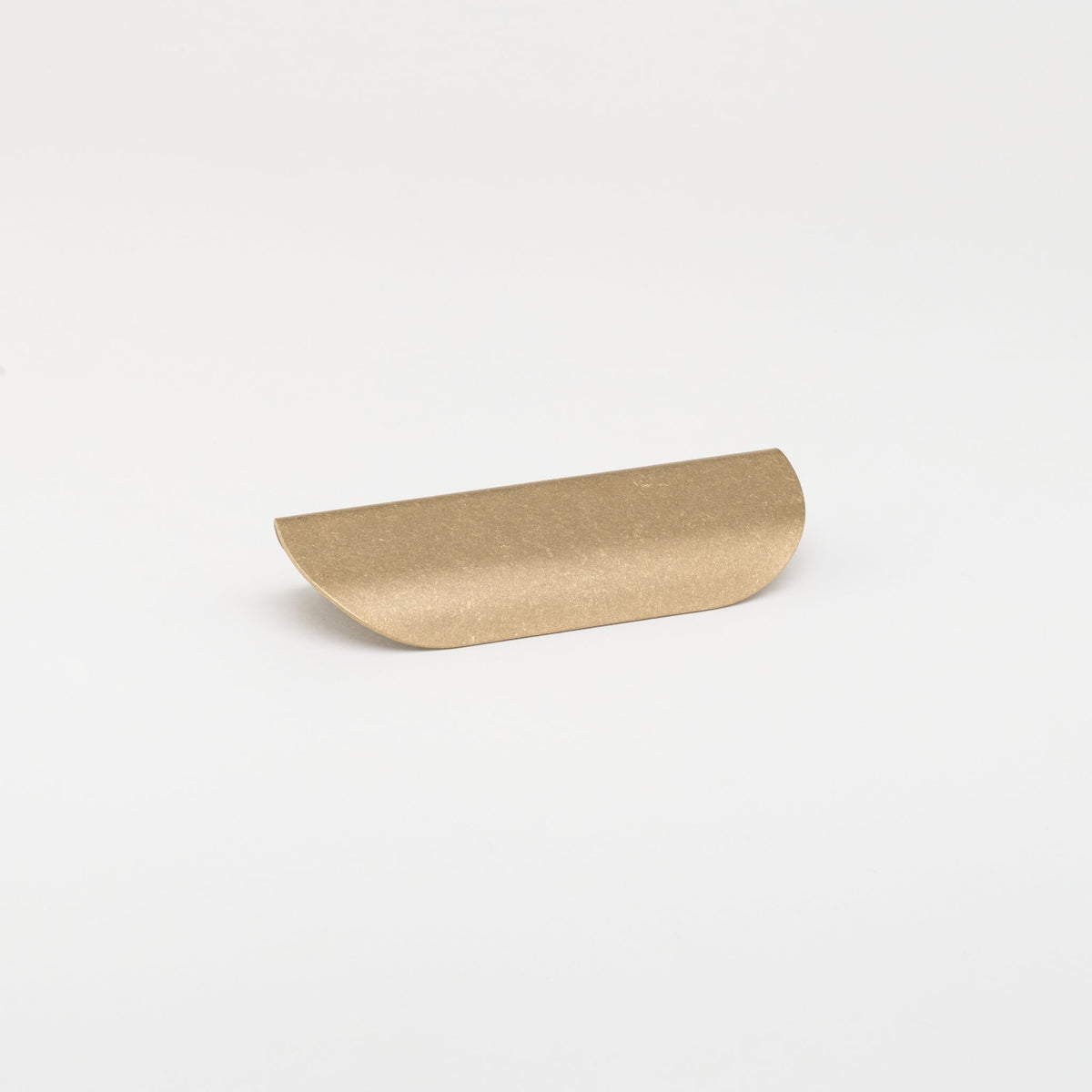 Carlisle Pull Tumbled Brass — view 4