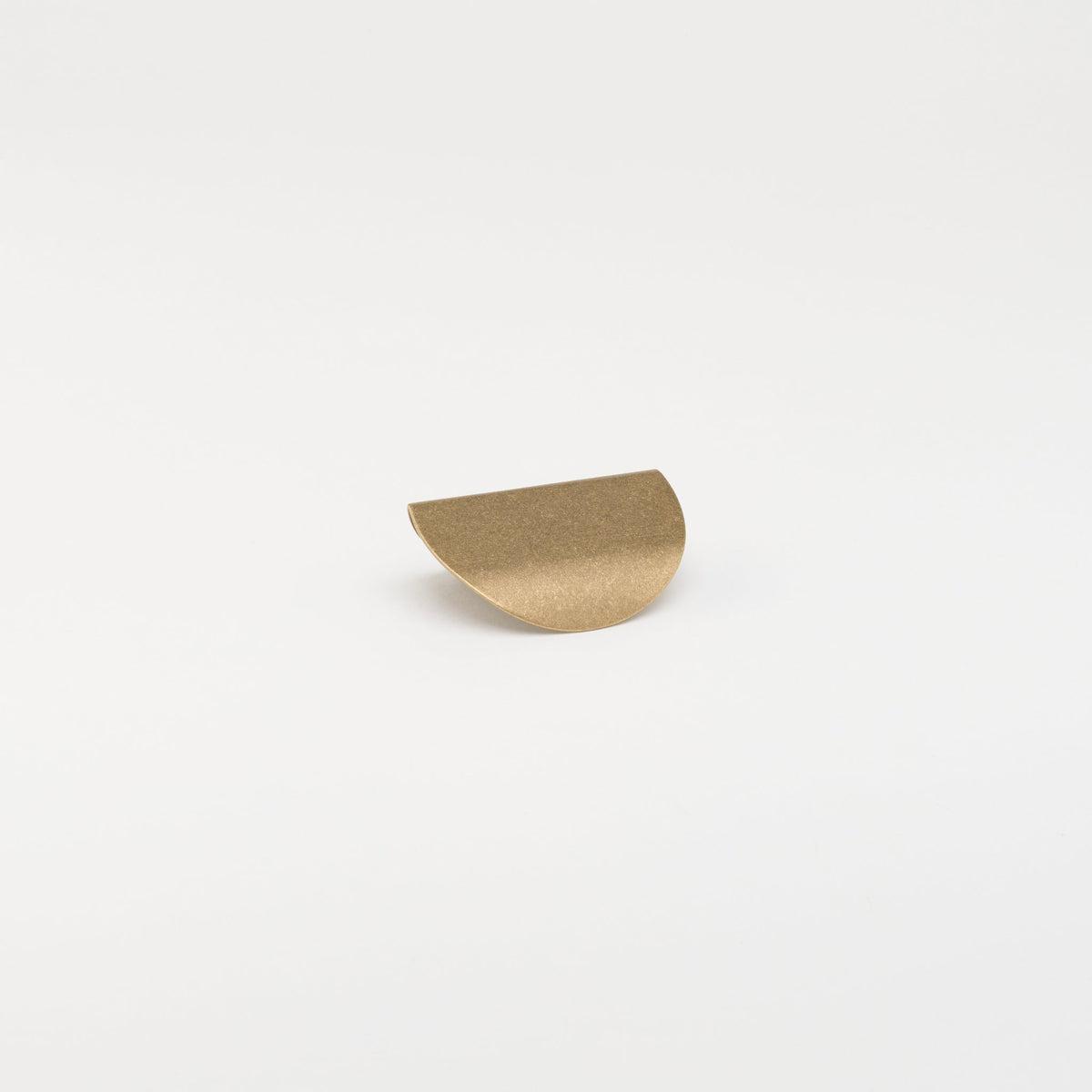 Carlisle Pull Tumbled Brass — view 3
