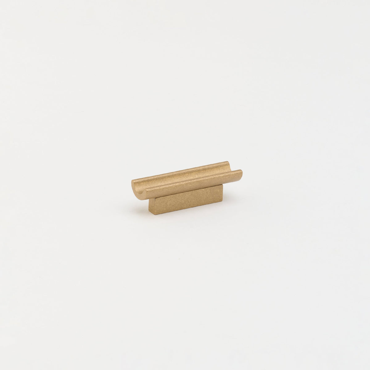 Inline Pull Tumbled Brass — view 7