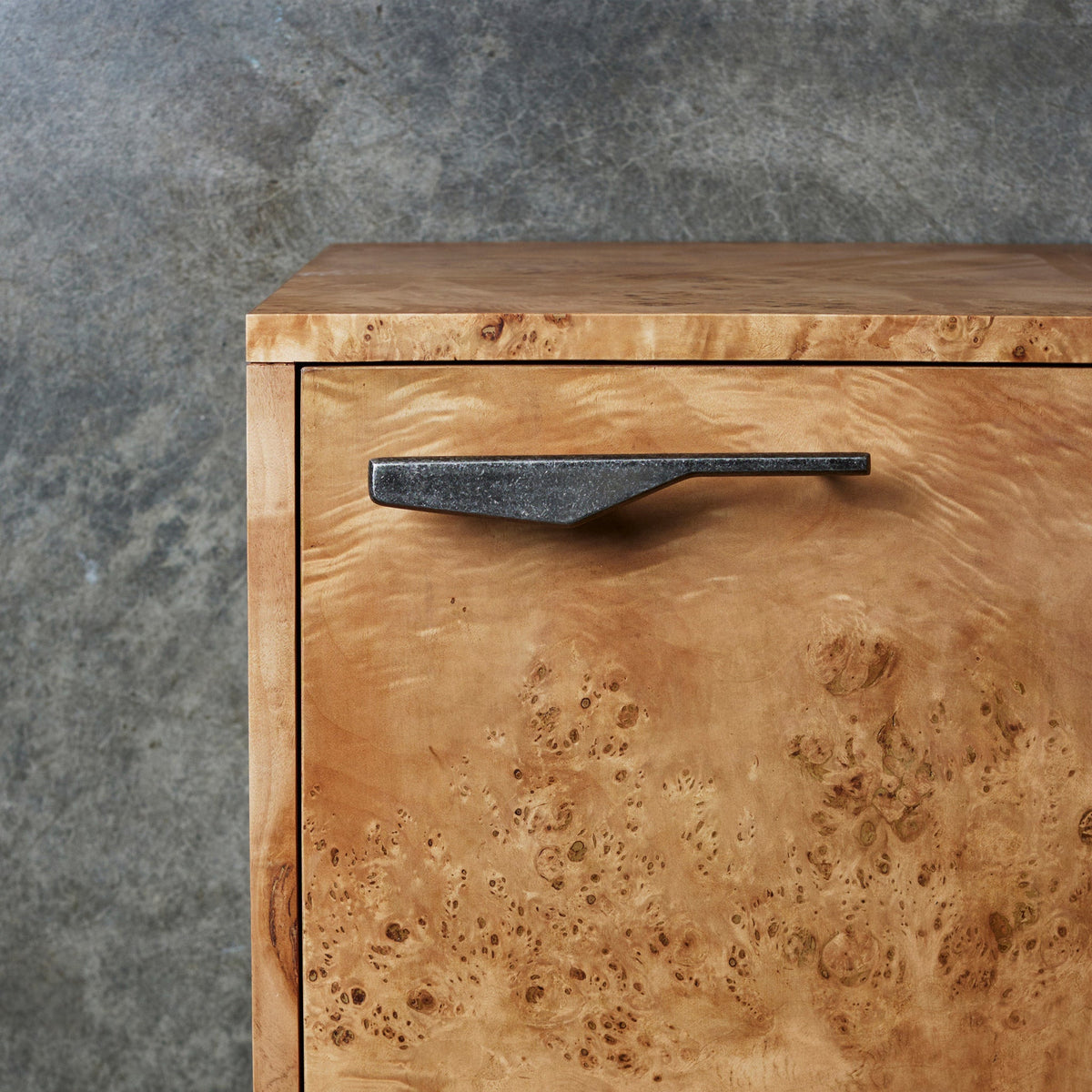 Outline_C Handle Tumbled Nickel — view 3