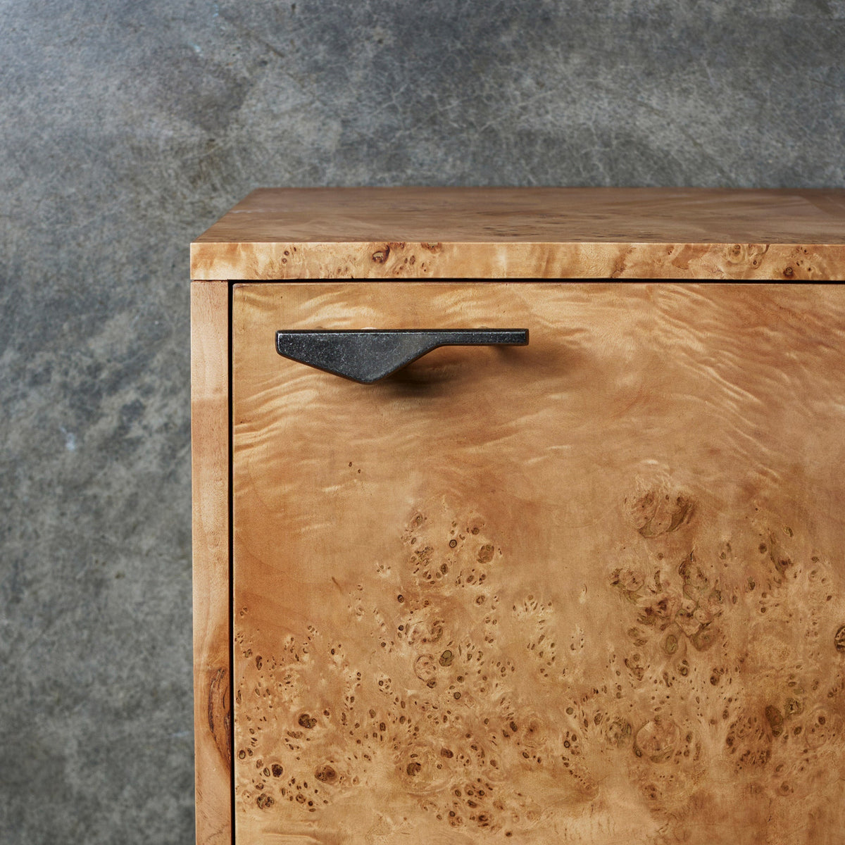 Outline_C Handle Tumbled Nickel — view 2
