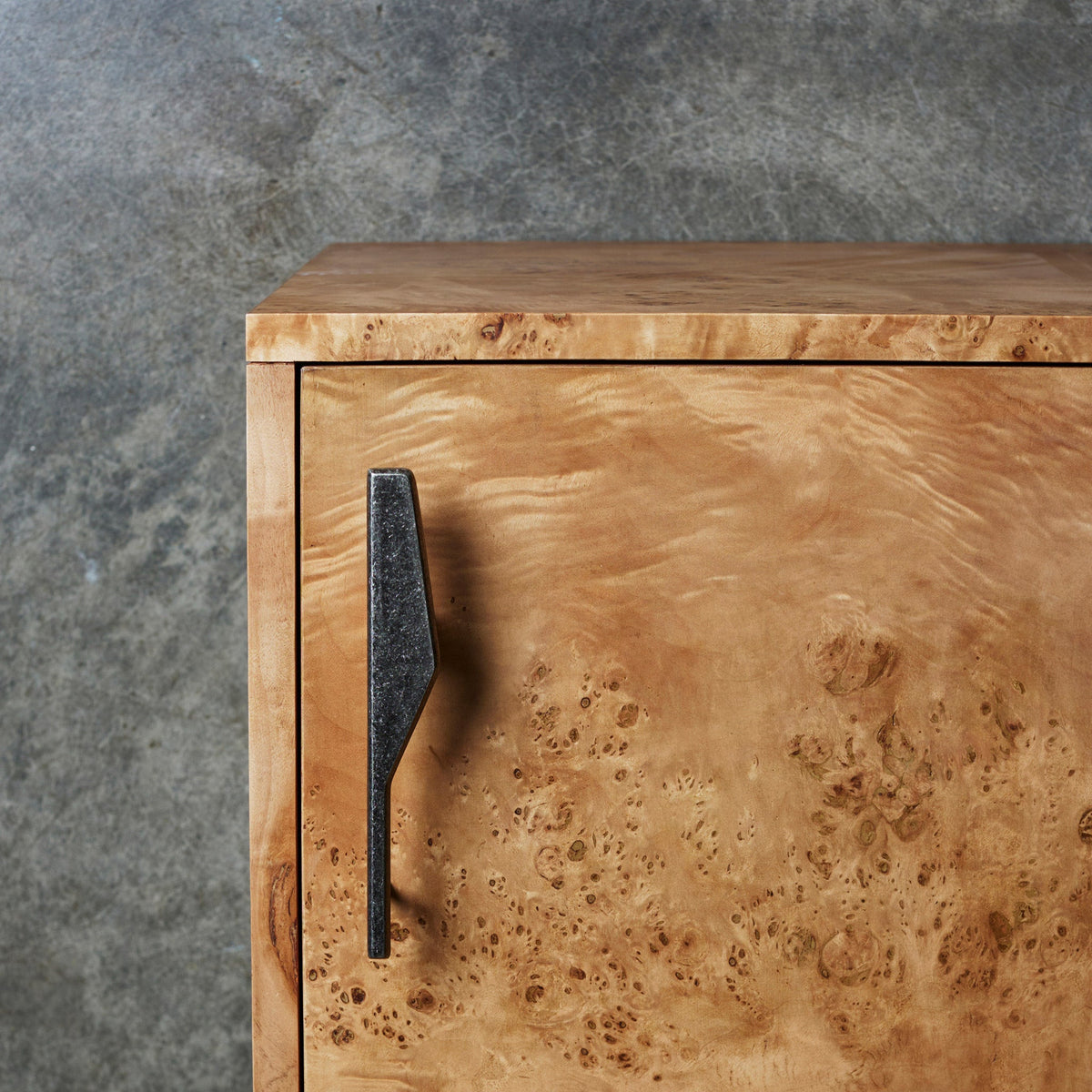 Outline_D Handle Tumbled Nickel — view 2