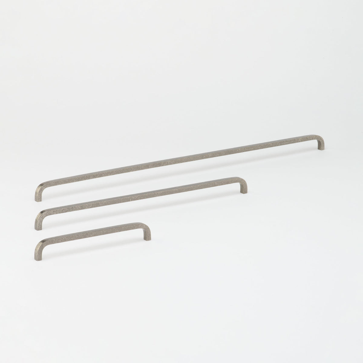 Curve Pull Tumbled Nickel — view 1