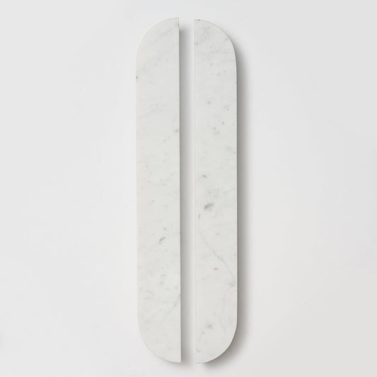 Dot Marble Handle Carrara Large — view 1