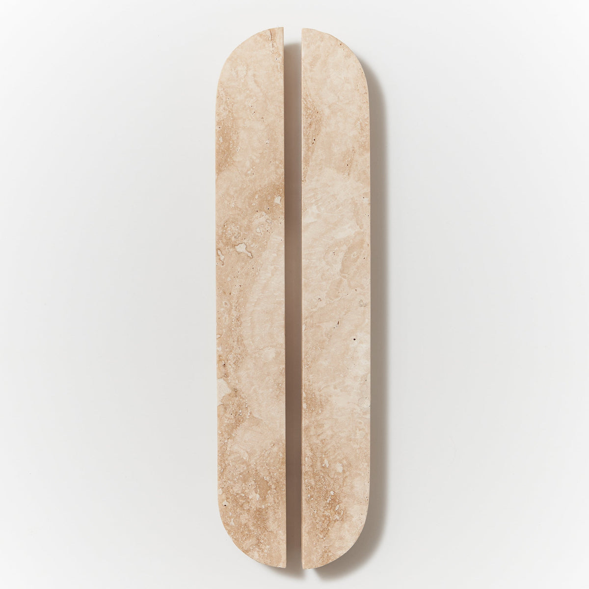 Dot Travertine Handle Large — view 1