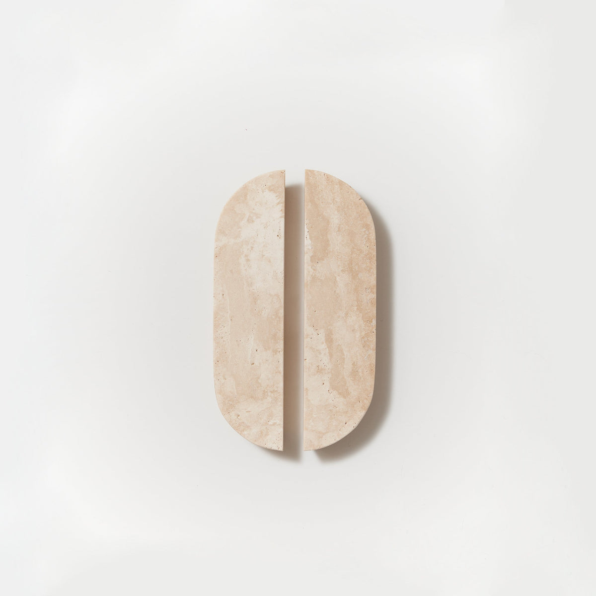 Dot Travertine Handle Small — view 1