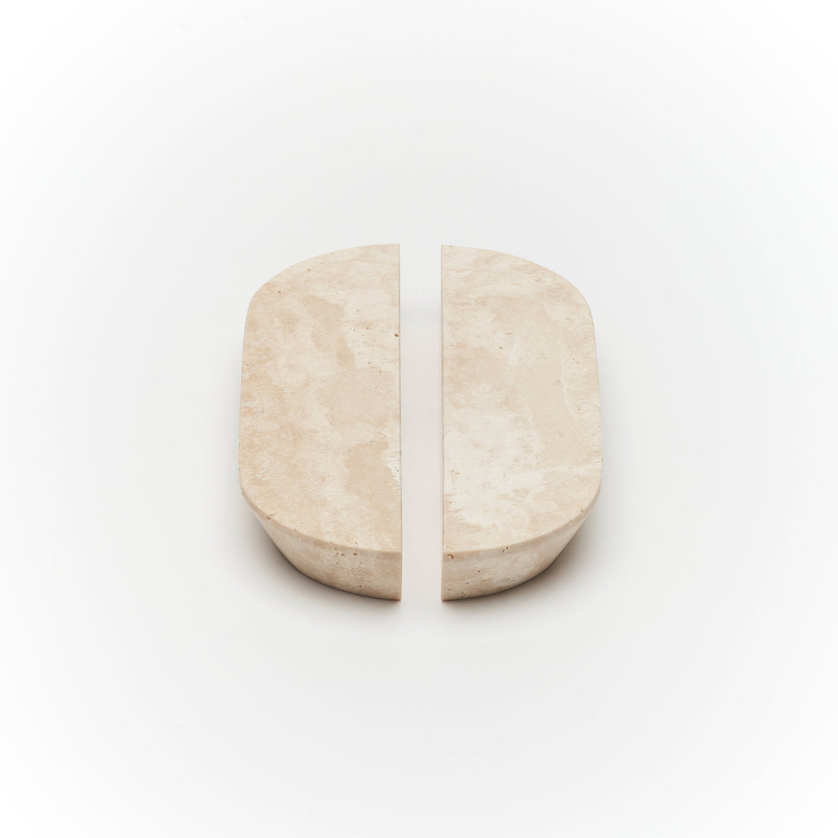 Dot Travertine Handle Small — view 4