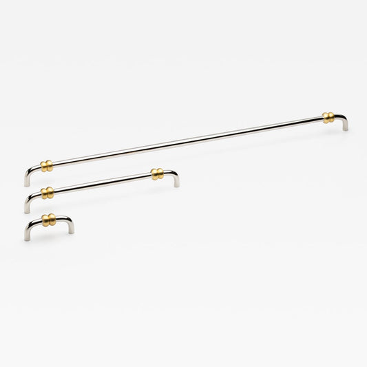Duet Pull Polished Nickel — view 1