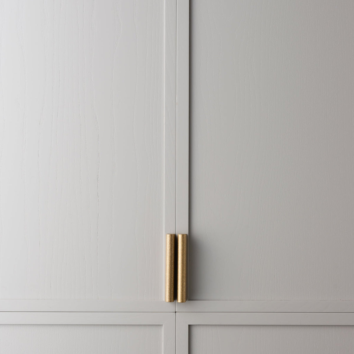 Fleur Pull Tumbled Brass — view 12