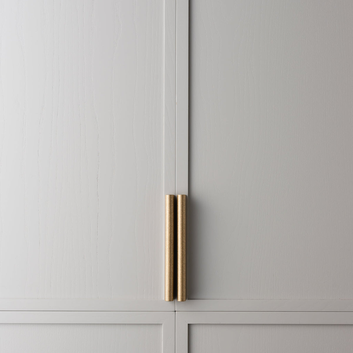 Fleur Pull Tumbled Brass — view 13