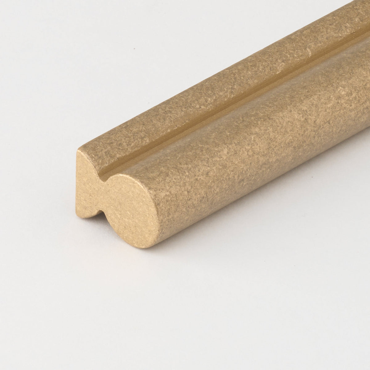 Fleur Pull Tumbled Brass — view 10
