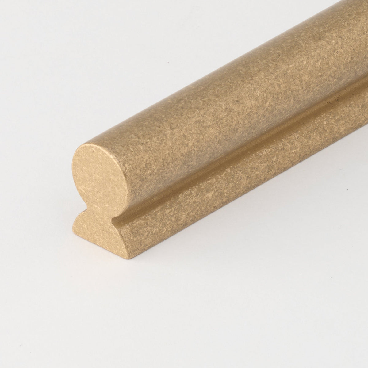 Fleur Pull Tumbled Brass — view 9