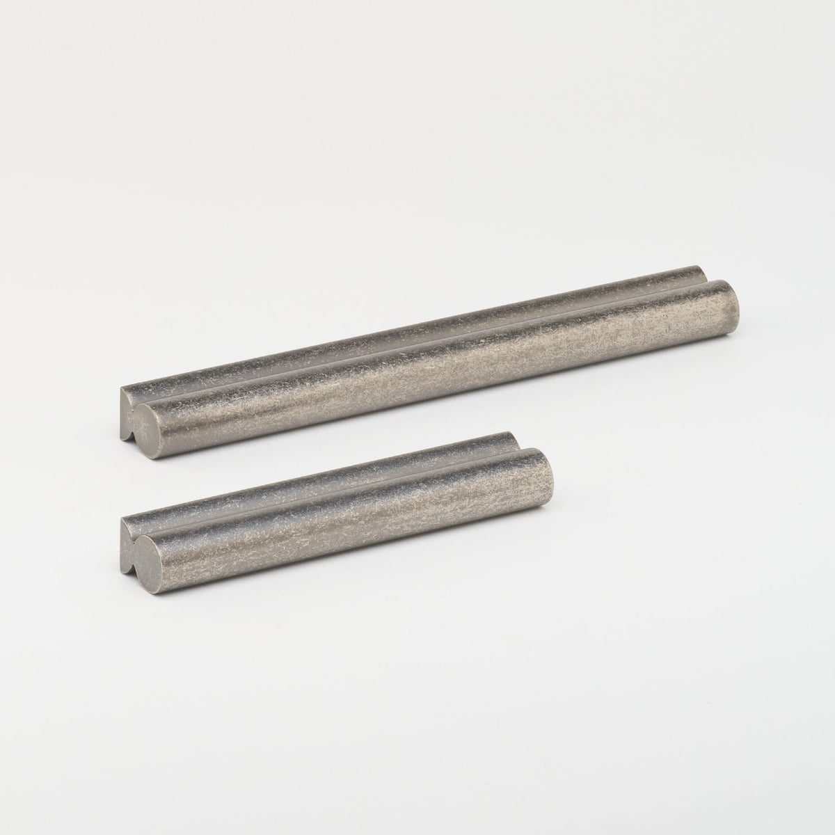 Fleur Pull Tumbled Nickel — view 4