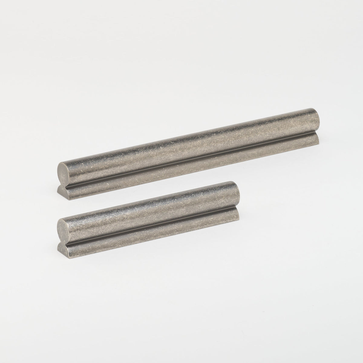 Fleur Pull Tumbled Nickel — view 1