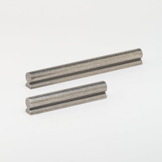 Fleur Pull Tumbled Nickel — view 1