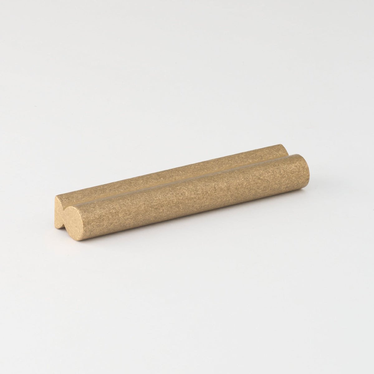 Fleur Pull Tumbled Brass — view 6