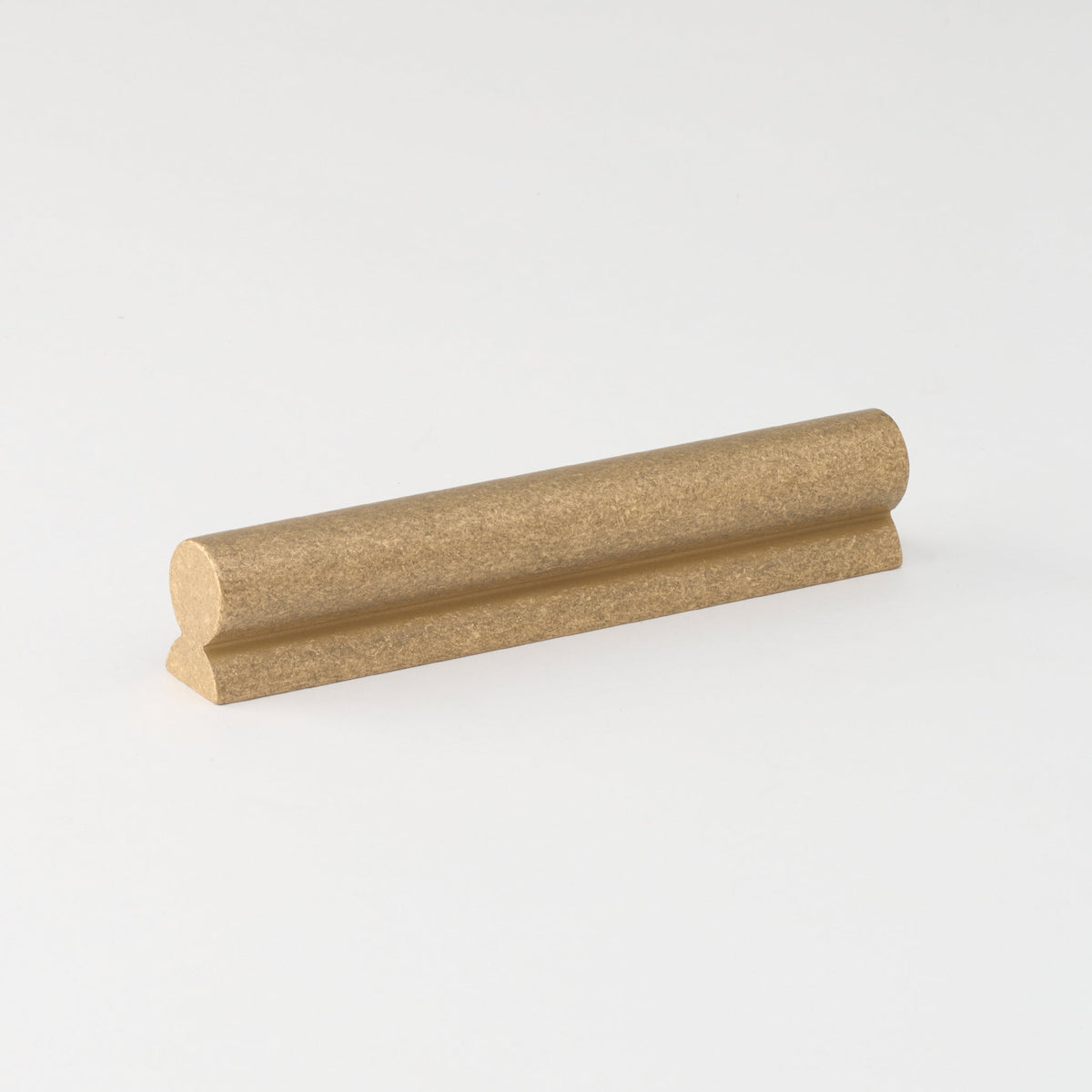 Fleur Pull Tumbled Brass — view 5