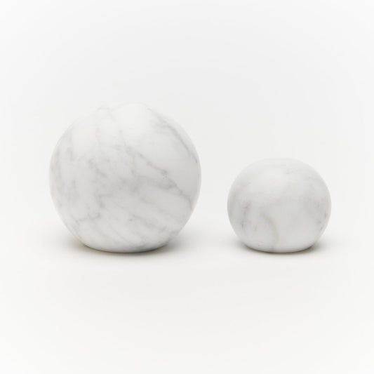 Hubble Knob Carrara Marble — view 1