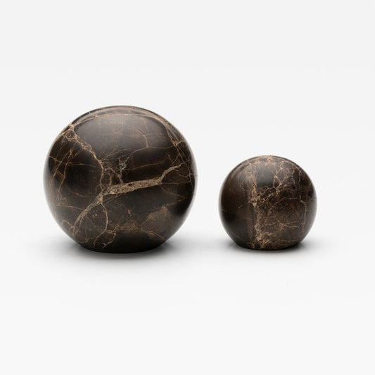 Hubble Knob Dark Emperador Marble — view 1