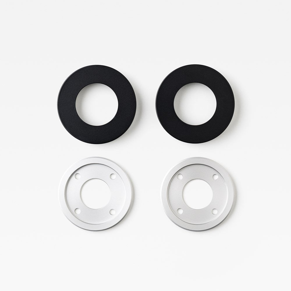 65mm Rose Adaptor Kit Black — view 2