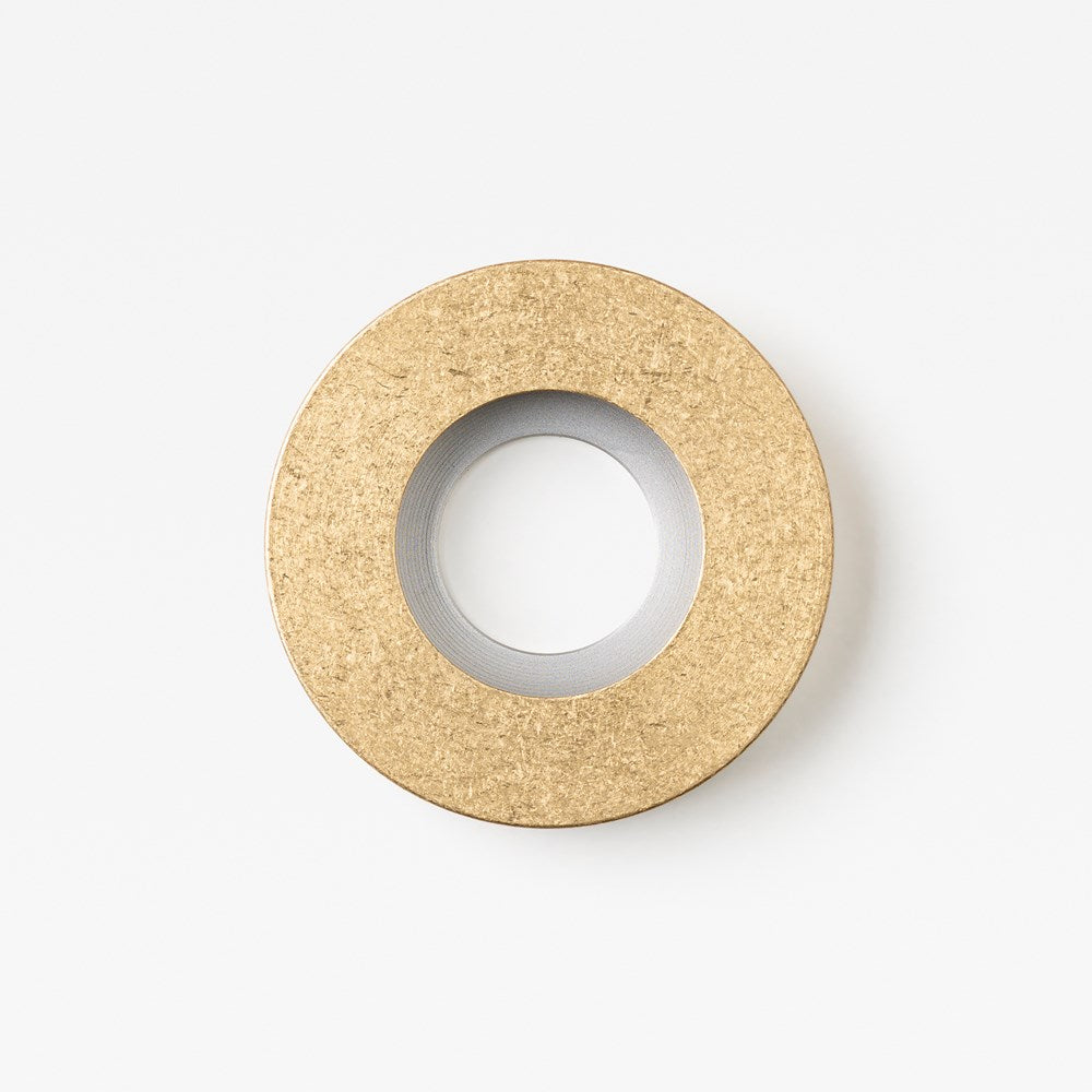 65mm Rose Adaptor Kit Tumbled Brass — view 1