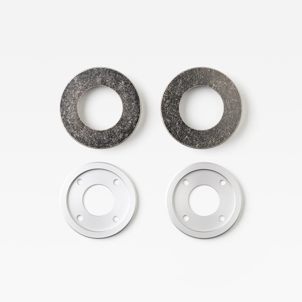 65mm Rose Adaptor Kit Tumbled Nickel — view 2