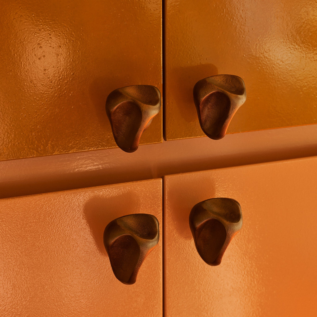 Rubble Knob Polished Brass — view 2