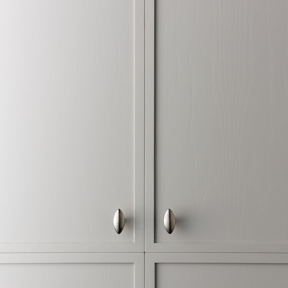 Almond Knob Tumbled Nickel — view 7
