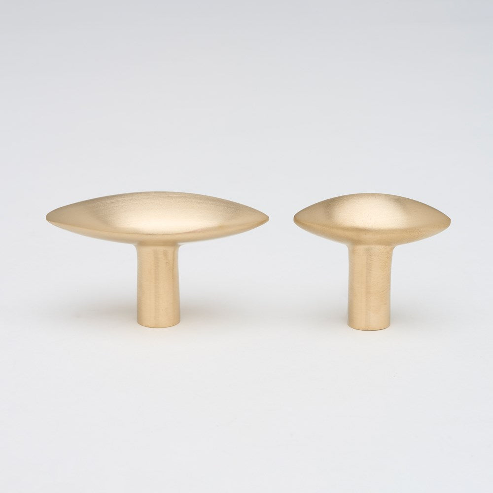 Almond Knob Live Brass — view 5