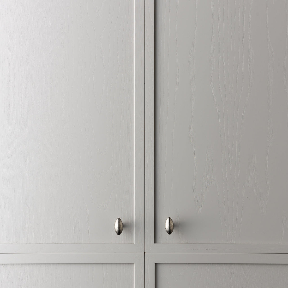 Almond Knob Tumbled Nickel — view 6