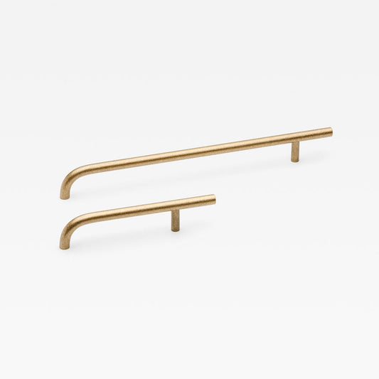 Brera Handle Tumbled Brass — view 1