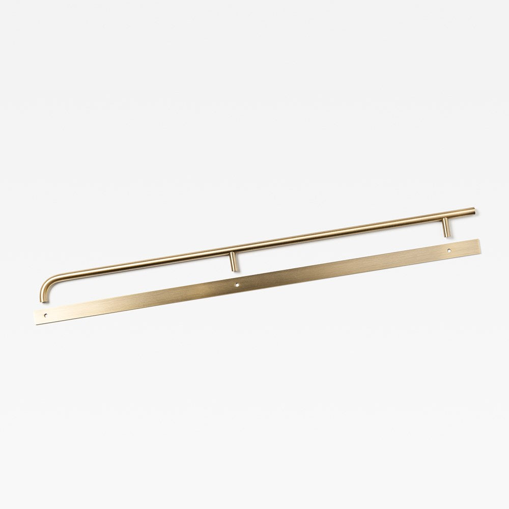 Brera with Backplate Aged Brass Large — view 2